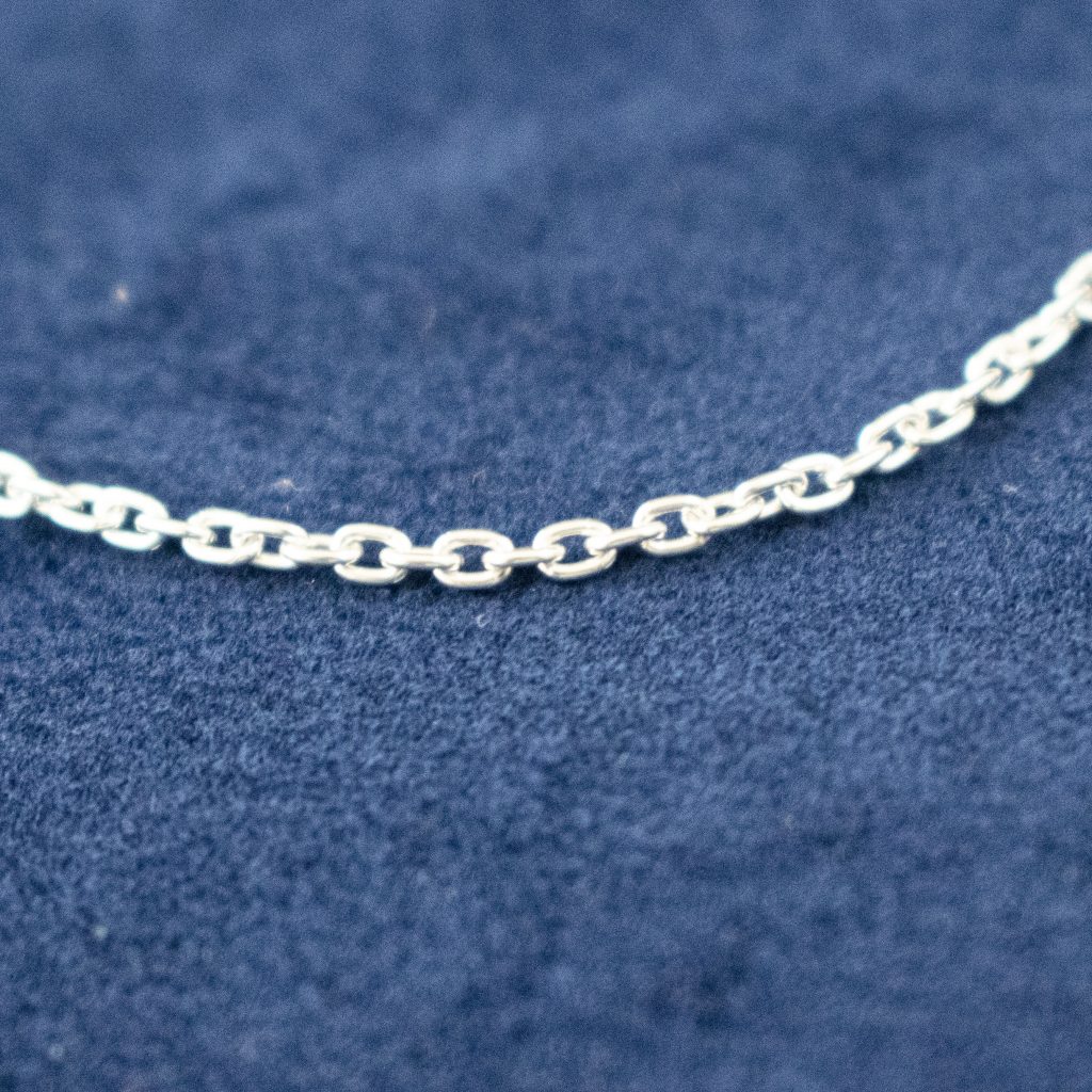 18" sterling silver delicate trace chain - Sarah Cole Jewellery